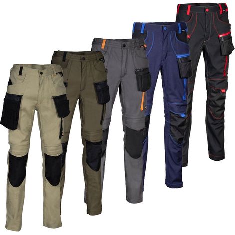 Pantaloni lavoro multitasche Cofra Biwer - 46 (EU) - Corda