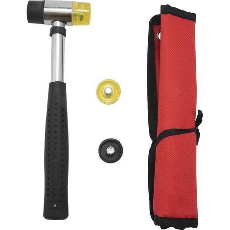 Jeu de chasse-goupilles avec pochette de rangement, kit d'outils de 9 pièces pour l'extraction de goupilles en acier (1/5)