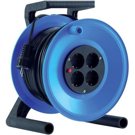 Enrollador plástico 25m H05VV3Gx1,5 IP20 Hedi (1/3)