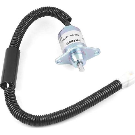 Électrovanne d'arrêt de carburant KM2V80-11700A 12 V pour moteurs diesel et groupes électrogènes - SFYGV (1/5)