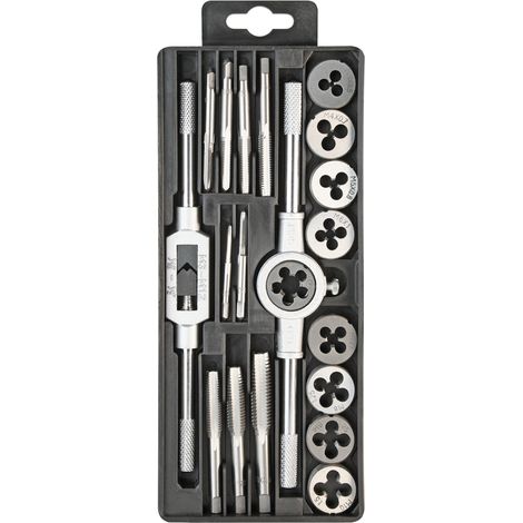 Satz Schneideisen und Gewindebohrer M3-M12, 20-teilig - G-580-3190 (1/2)