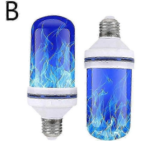 Ampoules LED à effet flamme vacillante améliorées avec une lumière blanc chaud pour éclairage décoratif - Ampoules de type E27 (1/5)