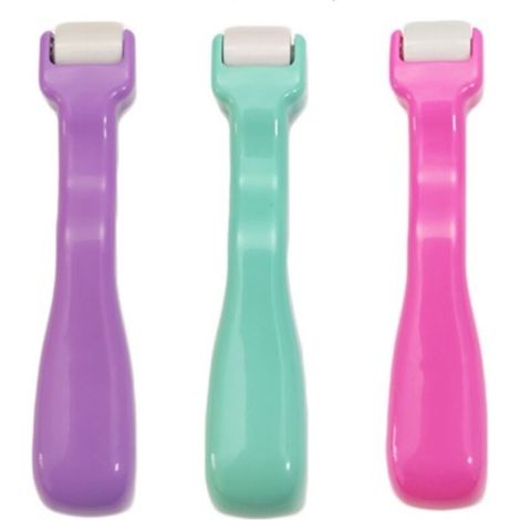 3 Pcs Poignée en plastique presse roue rouleau os stylo patchwork couture artefact fixe tissu imprimante-vert clair (1/4)