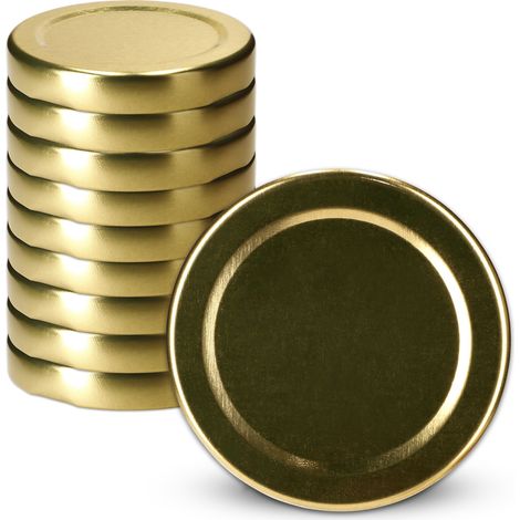 Tapas para tarros, tapón, tarros, tapa, tapa Fi58, 10 piezas, 4 ganchos (1/5)