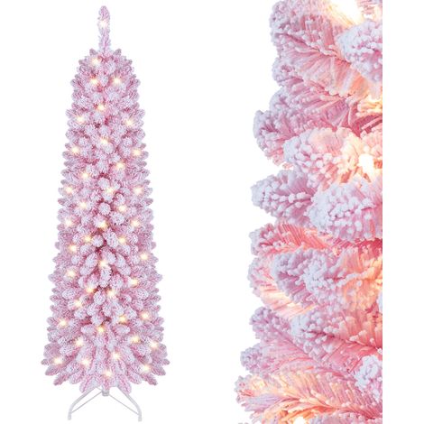 CASART Realistic Fir Tree 110 Warm White LED Lights 8 Modes 295Branch Tips (1/5)