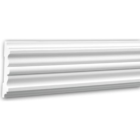 Cornice Parete 151310 Profhome modanatura tipo stucco cornice parete design classico senza tempo bianco 2 m
