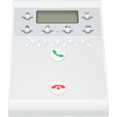 Drahtloses Gegensprechanlagen-Telefon mit Vollduplex-Ruftastensystem, Freisprecheinrichtung, Netzwerkpager und USB-Kabel (1/5)