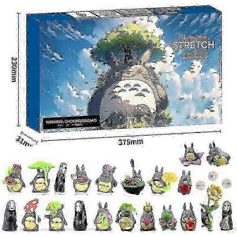 Calendrier de l'Avent de Noël Mon Voisin Totoro - Coffret surprise de 24 pièces - Lot n° 1