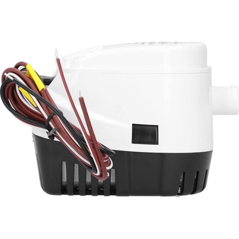 Pompe de cale submersible automatique 12V 750GPH avec interrupteur à flotteur intégré, accessoire bateau marin (1/5)