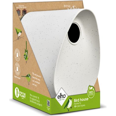 Elho Essential Bird House 18 Grigio fibroso Varie forme (1/2)