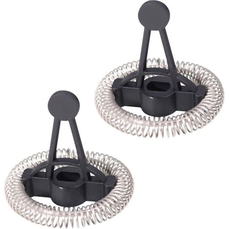Juego de 2 varillas de repuesto para espumador de leche eléctrico y vaporizador automático MMF-809-WH, MMF-809-BL (1/4)