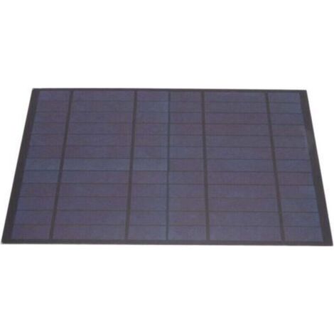 Panneau Solaire 6V 10W Polycristallin Chargeur Portable pour Camping Randonnée Alpinisme (1/4)