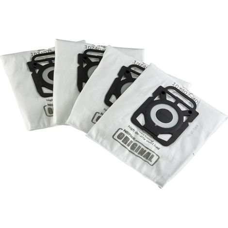 4 Sacs remplacement pour + pre filtres Nilfisk ELITE, EXTREME, KING