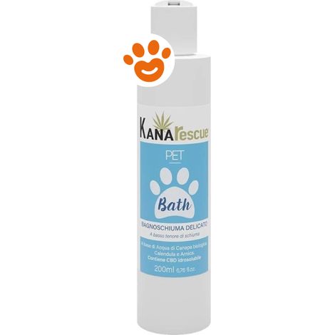Kanarescue Pet Bath - Confezione 200 ml - Igiene Cane