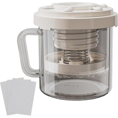 Filtre à Yaourt,Passoire Multifonction Pour Yaourt Avec Couvercle (1/5)