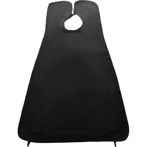 Tablier barbe homme cape rasage avec ventouse bavoir barbe (1/5)