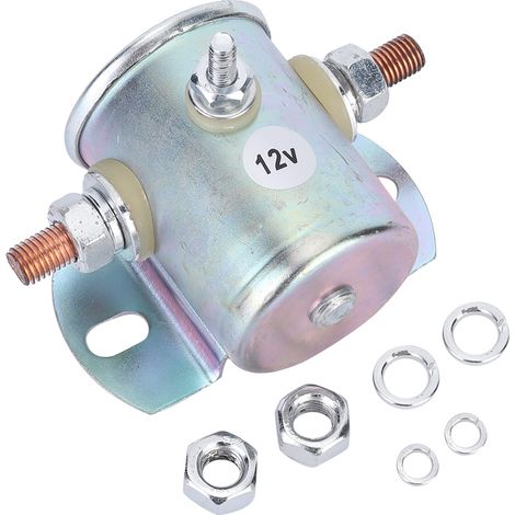 Relais de démarreur auto 12V/24VDC, interrupteur électromagnétique pour véhicule, pièce de rechange universelle (1/5)