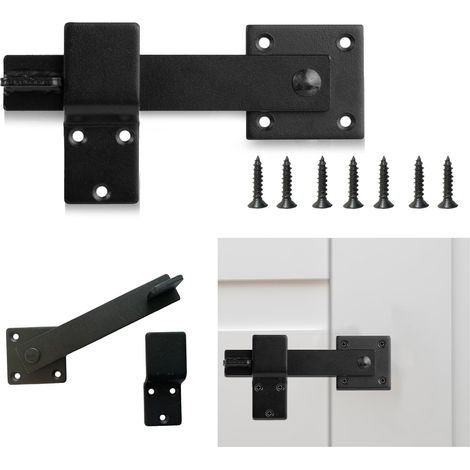 Loquet Porte, Verrou Porte Exterieur Grand Verrou de Porte Avec vis Verrou Porte Coulissante Pour Maison, Cour, Jardin, Grange (1/5)