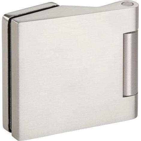 Bisagra  de vidrio  6315-20  LM color  acero  inoxidable  ktg para  bisagra  de 3  piezas HERMAT (1/2)