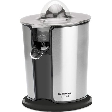 Orbegozo exprimidor EP 3300, encendido automático por presión, sistema de extracción contínua, boquilla antigoteo, motor profesional AC, 1100 W