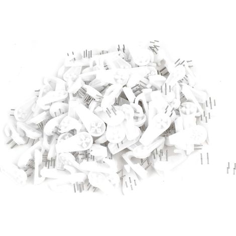 Non-Trace Wandhalterung Bild Bilderrahmen Hängen Kunststoff Haken Aufhänger 200 STÜCKE (5cc79f88a664 (1/4)