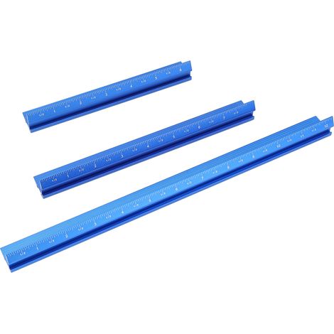Set aus 3 V-förmigen Gehrungslehren aus Aluminiumlegierung für die Holzbearbeitung (1/5)