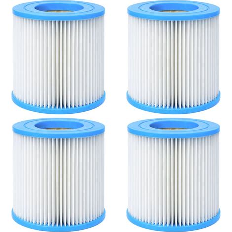 Cartouche Filtre Piscine Type H [Lot 4] Compatible Intex 29007E 28601 28602 - 10 x 9 cm Phonillico® (1/5)