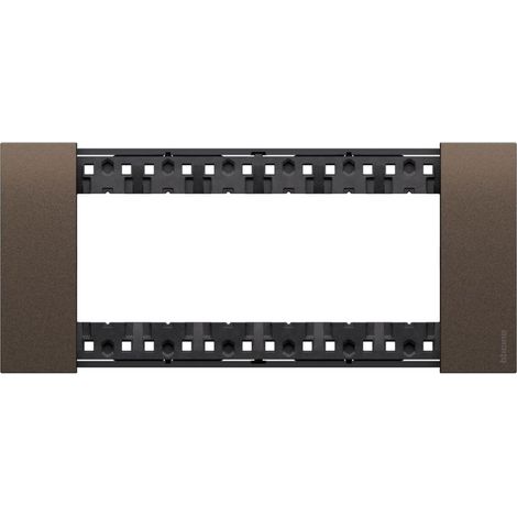 BTICINO KA4806KB - Placca Living Now 6 Moduli Bronze Zama Serie Civile