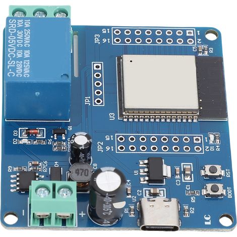 Module relais 1 voie carte dev Bluetooth modes 4 fonctions reset usine WiFi (1/5)