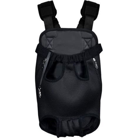 Pet Carrier Bag, Dog Backpack, Adjustable Pet Front Cat Dog Carrier Backpack, Pet Carrier Backpack for Travel / Hiking / Camping - Black -L-Fei Yu (1/4)