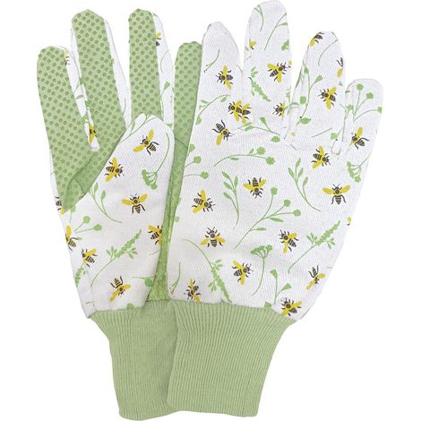 Gants de jardinage motif abeilles