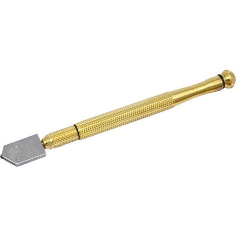 Coupe-verre diamant pointe poignée en métal antidérapant (1/5)