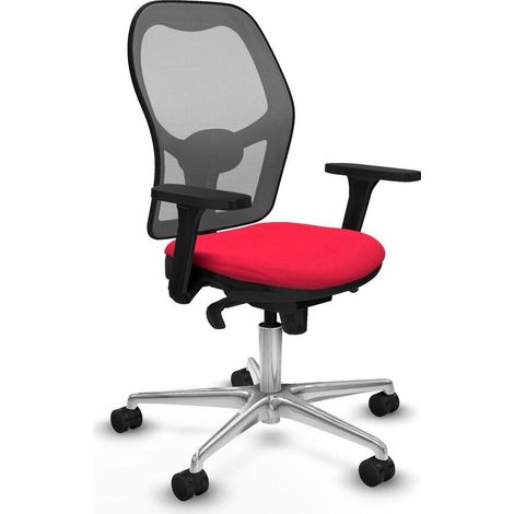 Piqueras y Crespo Jorquera silla de oficina roja ergonómica