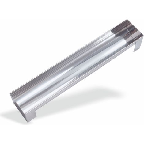 Gouttière à Bûche Ronde Inox L 25 à 50 cm - Pujadas