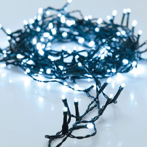 Ghirlanda di 240 LED Luce Fredda Esterno IP44 21m