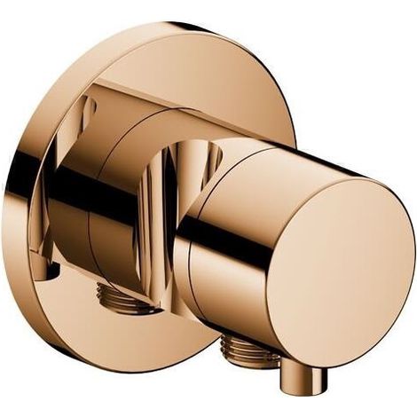 Valvola a 2 vie deviatrice IXMO DN 15, UP, con maniglia IXMO Rosone comfort rotondo bronzo lucido KEUCO