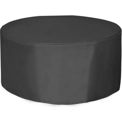 Housse de protection ronde pour mobilier de jardin, table de jardin, coupe-vent (1/3)