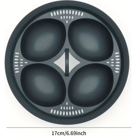 Panier à Vapeur 4 en 1 - Moules à Œufs Intégrés - Pour Cuisinière Thermomix - 1 Pièce (1/5)