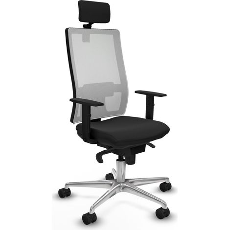 Bürostuhl piqueras y crespo Horna schwarz verstellbare Armlehnen