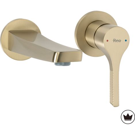 Rea Unterputz-waschtischarmatur Maxim Brush Gold + Box (1/5)