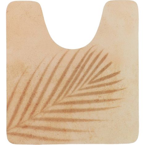 Tapis contour wc absorbant souple 45x50 cm - split - Tendance (1/4)