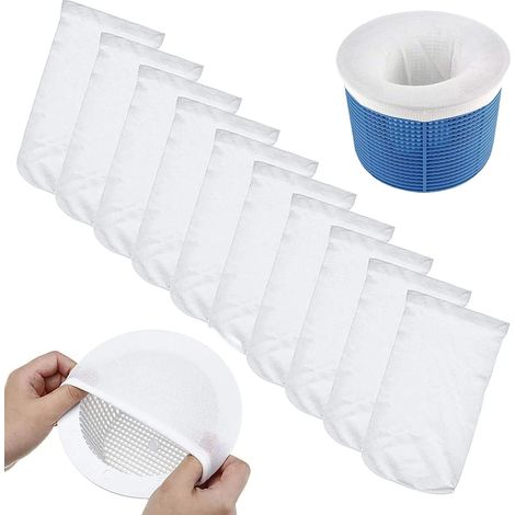 Chaussettes filtrantes efficaces, maille ultra-fine pour capturer les débris, réduisant la fréquence de nettoyage, adaptées aux piscines et aux aquariums. (1/5)