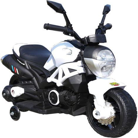 Motocicletta elettrica per bambini modello Ducati con