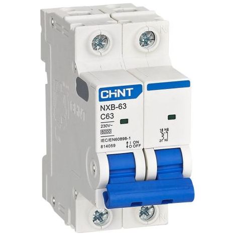 CHINT NXB-63S/C20-1P+N 4,5kA Interruttore Magnetotermico 20A Curva C 2 Moduli