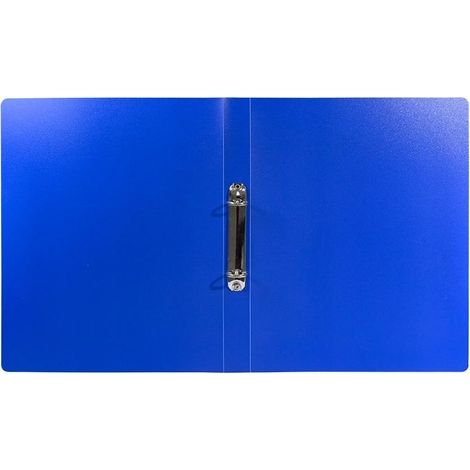 Raccoglitore ad anelli in PP formato A4, spessore 3 cm, larghezza 2R, colore blu.