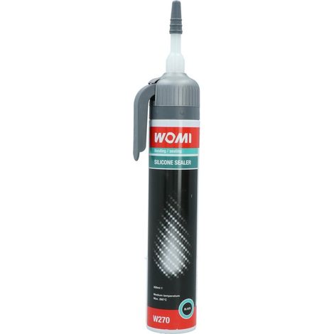 MASTIC SILICONE UNIVERSEL 200ML NOIR W270 (1/5)