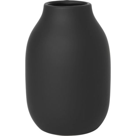 Vase S aus Steingut, Peat, hergestellt in hochwertiger Handarbeit, Elegante und dekorative Tischvase, flächenschonendes Wohnaccessoire (H/B/T: 15 x 10,5 x 10,5 cm, Peat, 65902) (1/5)
