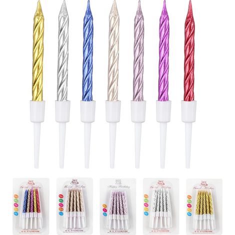 100 velas en espiral para pastel de cumpleaños (1/5)