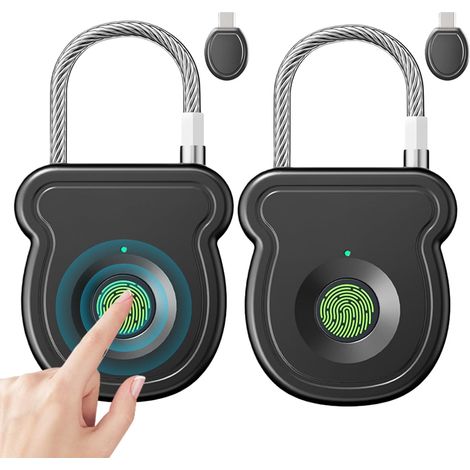 Zahlenschloss, codiertes Vorhängeschloss, kompatibel mit der Tuya-App, elektronisches Türschloss für Fitnessstudio und Schulspind, IP67 wasserdicht (1/5)