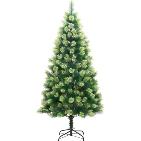 Albero di Natale Albero natalizio Albero festivo Artificiale Incernierato con Base 180 cm (1/5)